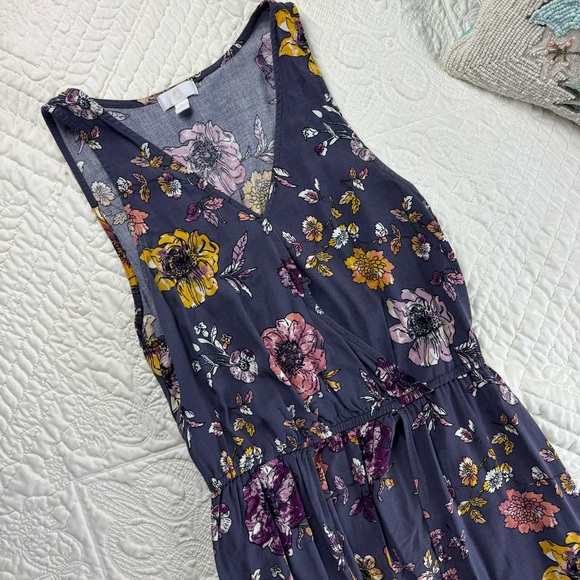 Charming Charlie Floral Romper Dress - Picture 3 of 11